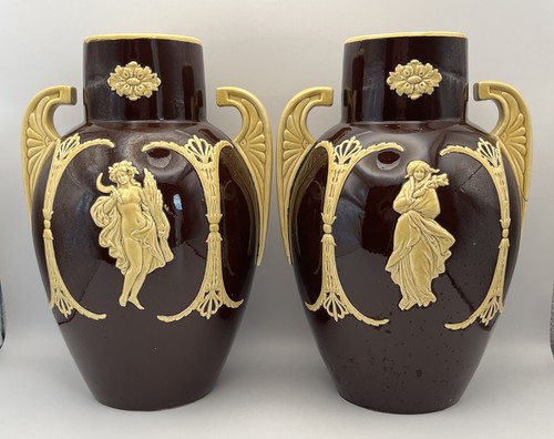 Coppia vasi vittoriani - vittoriani, dudson