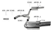 Scarico sportivo Bastuck - Alfa Romeo Brera 2WD