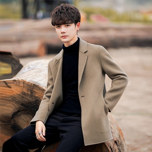 Trench uomo coreano - , lana