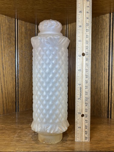 Antique art deco glass ship - 8",