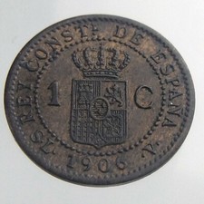 ESPAÑA: 1 CÉNTIMO ALFONSO