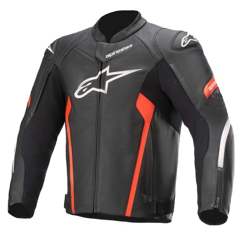 Giacca pelle moto alpinestars - giacca,