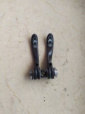 LEVE CAMBIO ( Manettini ) VINTAGE °° MODOLO CARBON °° Chiusura CAMPAGNOLO 
