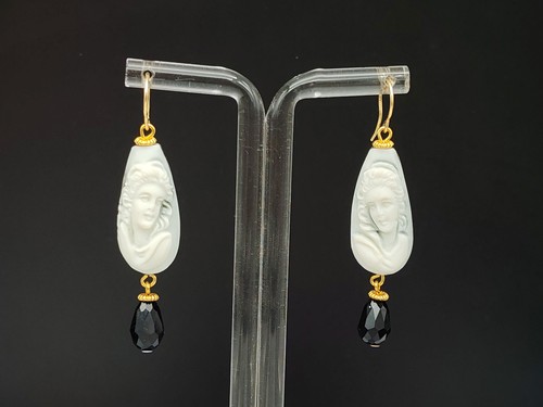 Orecchini donna cammeo