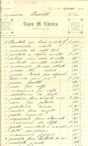 1908 trieste via - via, nuova