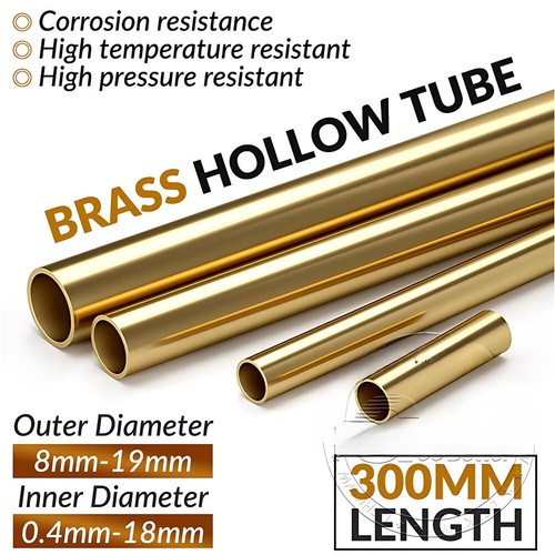 Tubo cavo ottone 8mm 9mm - 0,8mm, 0,9mm