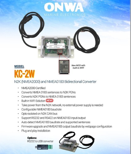 Nmea0183 nmea2000 adattatore - nmea0183, nmea2000+adattatore