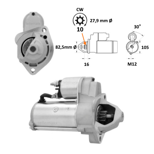 Motorino avviamento 10 - di,