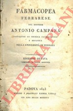 CAMPANA Antonio - Farmacopea