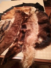 Collo colli pelliccia n 8 varie misure visone chiaro scuro volpe e altri 5 pezzi