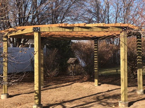 Set staffe per pergola