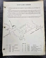 Snapper Comet 1977 Portacarico Istruzioni Attacco 6-0197