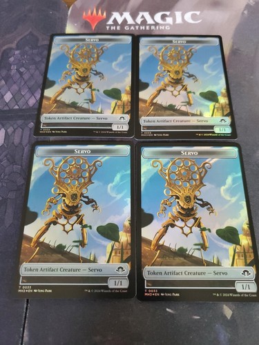 Mtg gettoni servo doppia - mtg., 4x