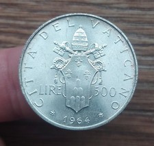 Vaticano 500 Lire Argento