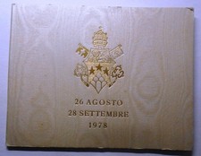 Vaticano 1000 lire 1978 AG  Papa Luciani Giovanni Paolo I FDC (UNC)