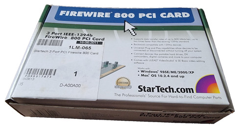 Firewire 800 pci card 3 - firewire,