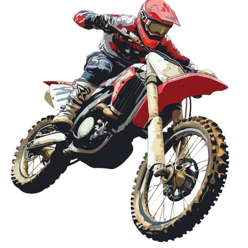 Adesivi dirt bike - dirt,