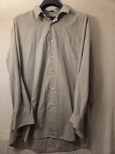 Camicia elegante Bergamo New York 3XL alta 36/37 made in Korea verde tasca con bottoni