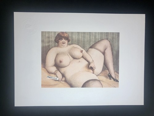 Stampa erotica glicea - di, un