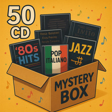 Lotto Mystery Box 50 CD Musicali Usati – Vintage Pop Rock Jazz Anni '70/'90
