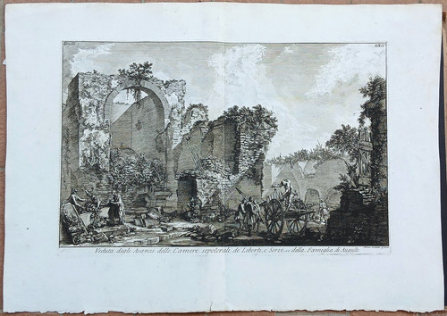 Piranesi stampa antica - , roma
