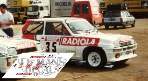 Decalcomanie renault turbo - 5,