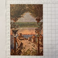Cartolina Collezione 57 Reggimento Fucilieri Rodi Zuara Viaggiata 1913 Padova