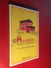 Paolo TEOBALDI - MACADAM Ed. e/o (1° Ed 2013) Libro on the road