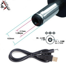 1M cavo di ricarica cavo di alimentazione USB - DC 5V a 9V cavo spina cava 4.0x1.35-1.7mm #40