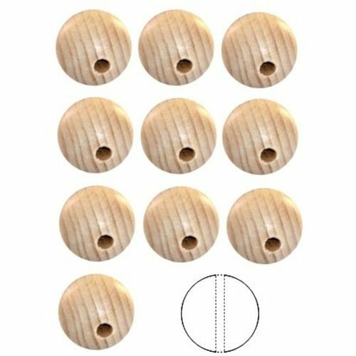 Sfere legno cm 4 - 4, con