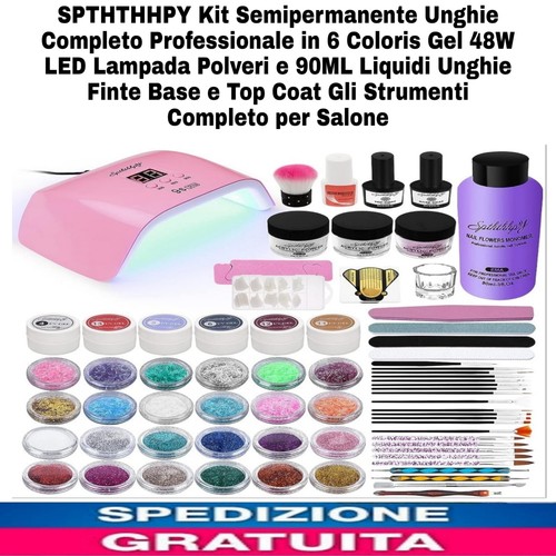 Kit semipermanente unghie - kit,