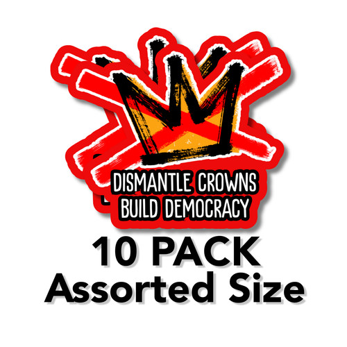 Adesivi kings 10pz misure - adesivi,