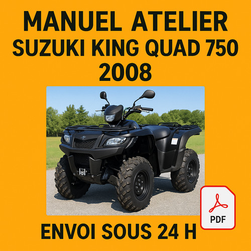 Manuel atelier suzuki 750 - manuel, king