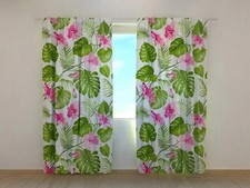 Tende Fiori Tropicali su Fondo