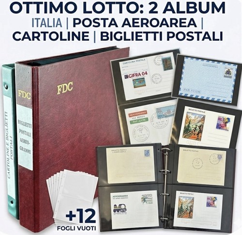 Lotto album italia - lotto, cartoline