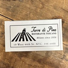 1998 Torre di Pisa RISTORANTE