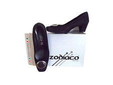ZODIACO Scarpe Basse Decoltè 36 Tacco H 4 cm Pelle Made in Italy ho Moma Frau