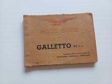 Moto Guzzi Galletto 192 1955 manuale officina originale