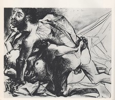 Pablo Picasso - Violenza - Litografia