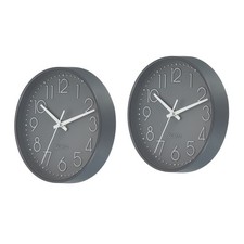 Round wall clock - 2pc, quiet