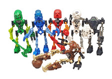 ✔️LEGO Bionicle Toa Mata Set di 6 8531 8532 8533 8534 8535 8536 senza istruzioni