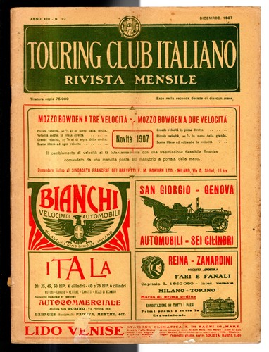 Touring club italiano n 12 - touring,