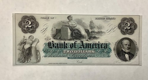 Dollari 1860 bank of - 2,