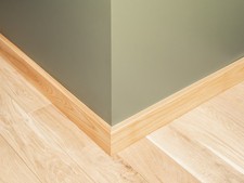 Battiscopa Frassino Select 24x80 mm 2 m laccato chiaro battiscopa battiscopa