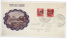 AMG VG, storia postale, FDC