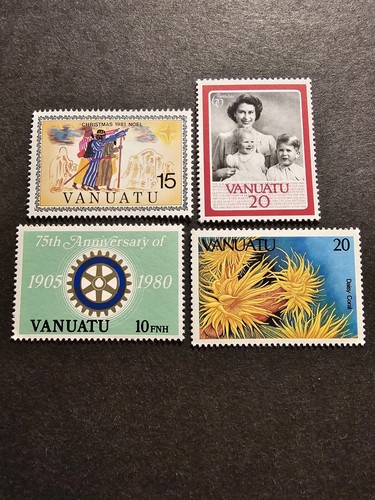 Francobollo vanuatu regina - vanuatu,