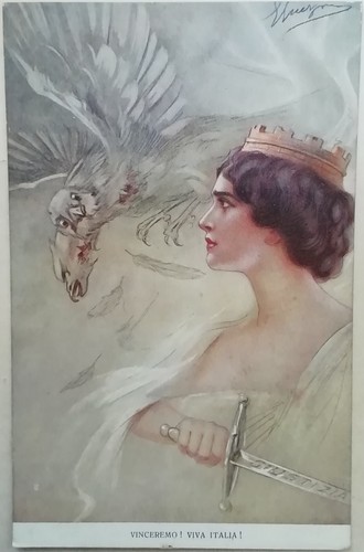 Cartolina guerzoni firmata - guerzoni,