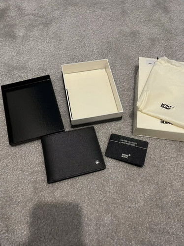 Montblanc black leather - 🖤,