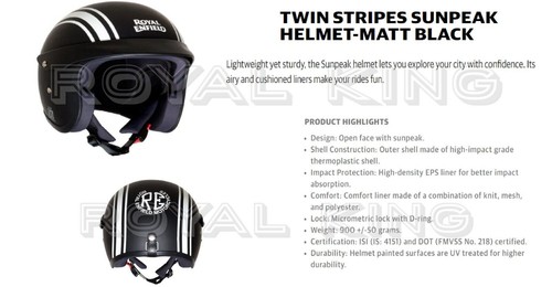 Casco royal enfield - enfield, twin