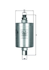 Filtro carburante Mahle KL 21